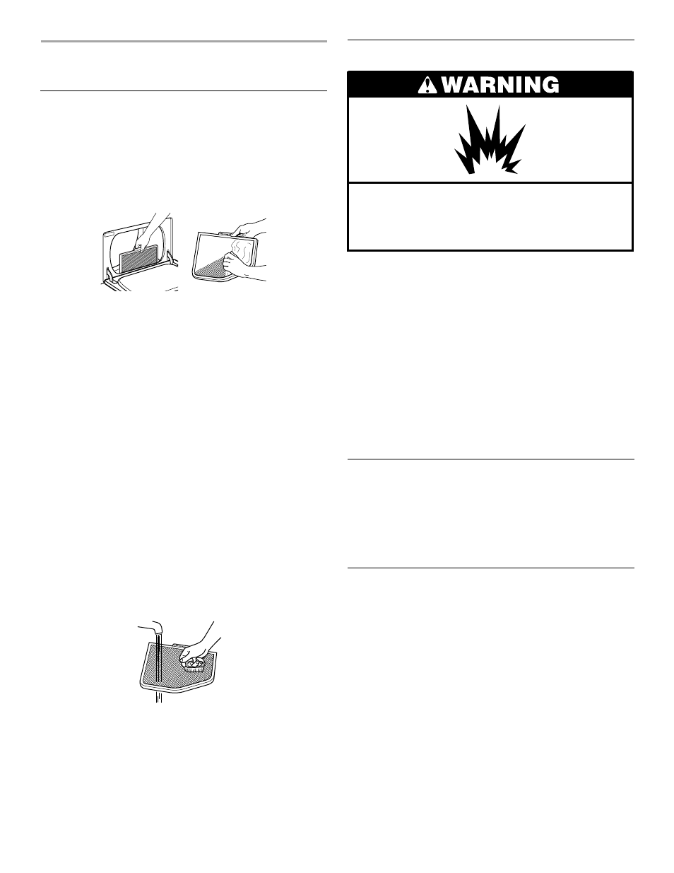 Dryer care, Cleaning the lint screen, Cleaning the dryer interior | Regular servicing | Whirlpool 3XLER5437 User Manual | Page 10 / 32
