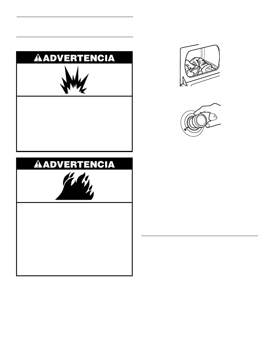 Uso de su secadora, Puesta en marcha de su secadora, Para detener y volver a poner en marcha | Whirlpool 3XLER5437 User Manual | Page 17 / 32