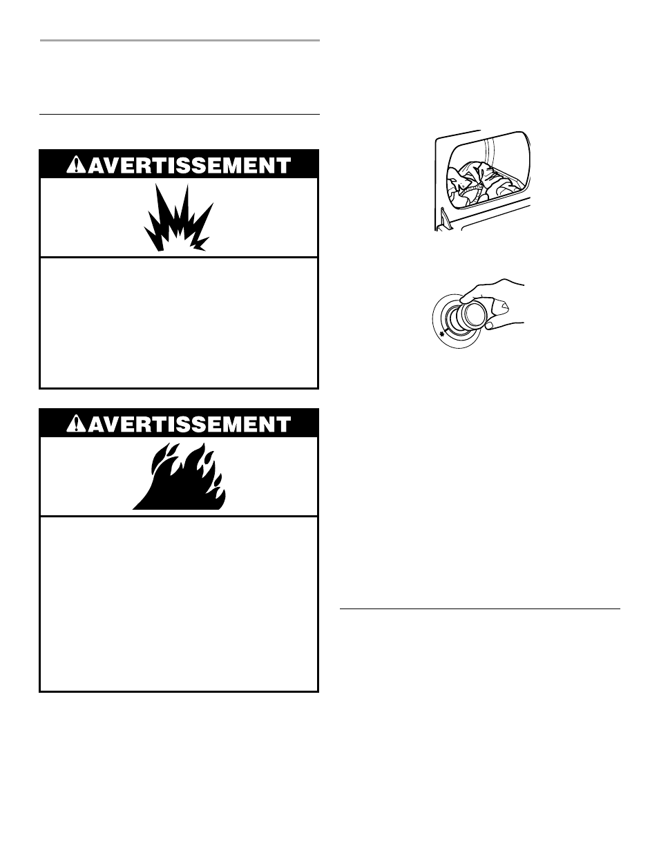 Utilisation du seche-linge, Utilisation du sèche-linge, Mise en marche du sèche-linge | Arrêt et remise en marche | Whirlpool 3XLER5437 User Manual | Page 27 / 32