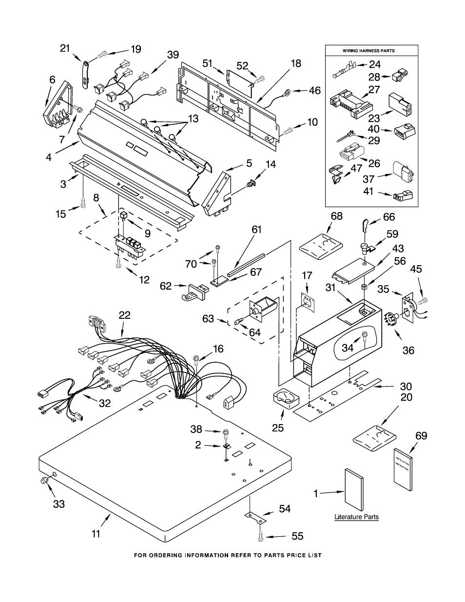 Top and console, Top and console parts | Whirlpool CGM2751TQ0 User Manual | Page 2 / 10