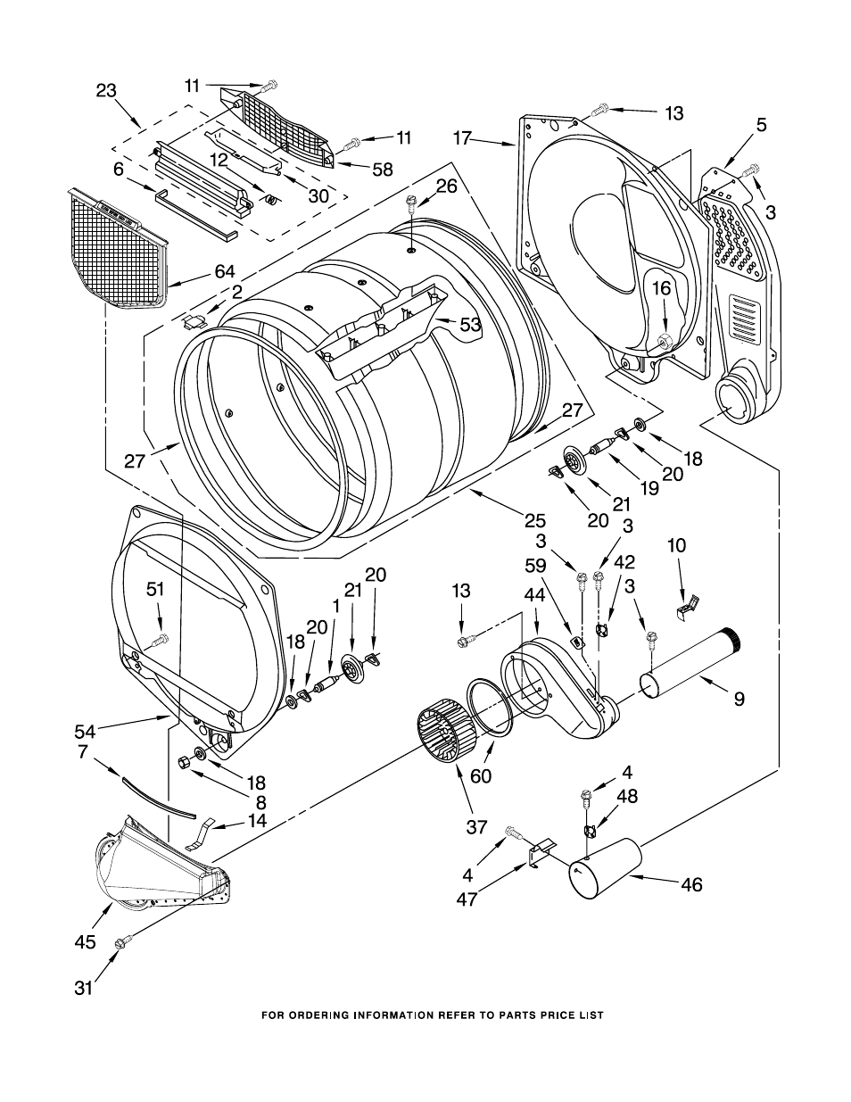 Bulkhead, Bulkhead parts | Whirlpool CGM2751TQ0 User Manual | Page 6 / 10