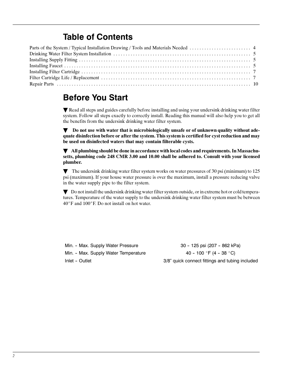 Whirlpool WHED10 User Manual | Page 2 / 11