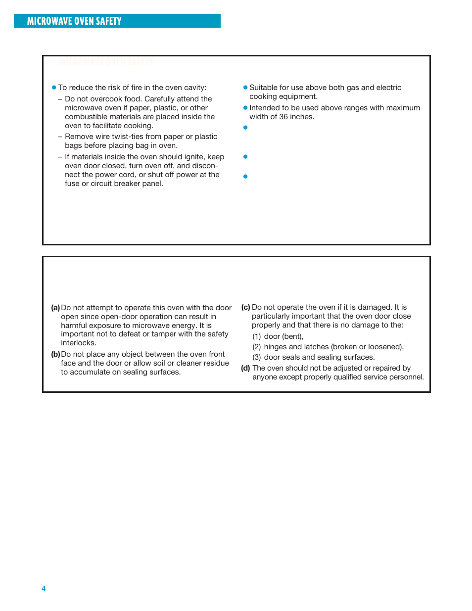 Save these instructions, Important safety instructions, Microwave oven safety | Whirlpool YMH7140XF User Manual | Page 4 / 48