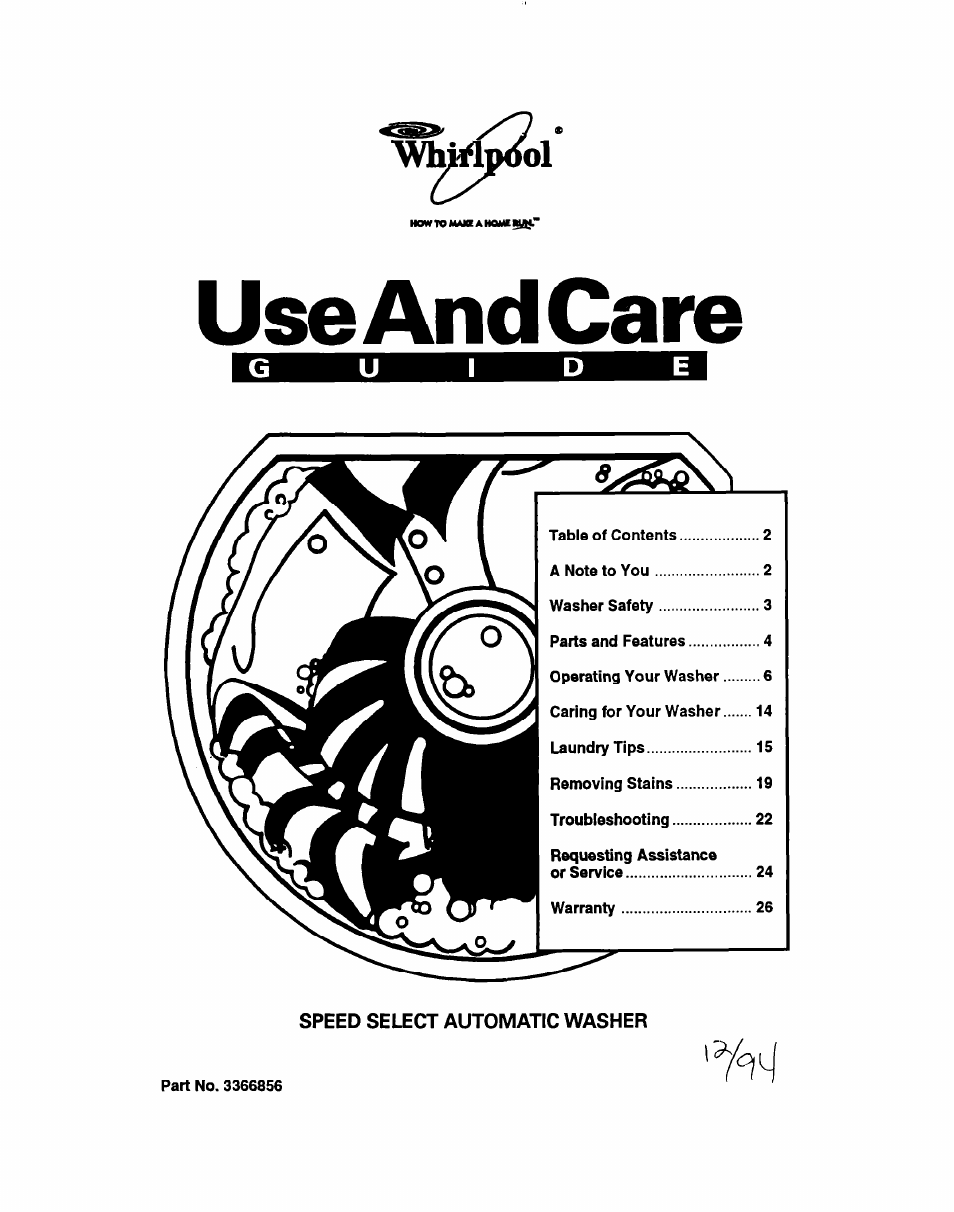 Whirlpool 7LSC9245BN0R User Manual | 61 pages