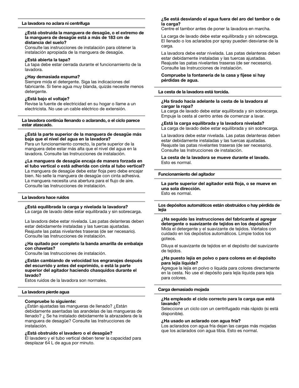 Whirlpool 3XLSQ8000 User Manual | Page 21 / 35