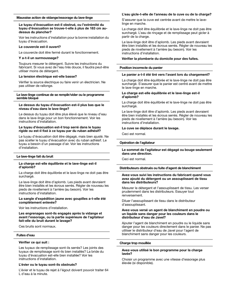 Whirlpool 3XLSQ8000 User Manual | Page 32 / 35