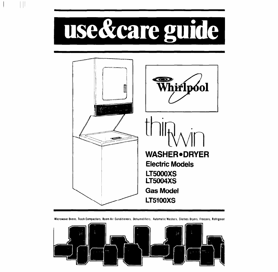 Whirlpool LT5100XS User Manual | 24 pages