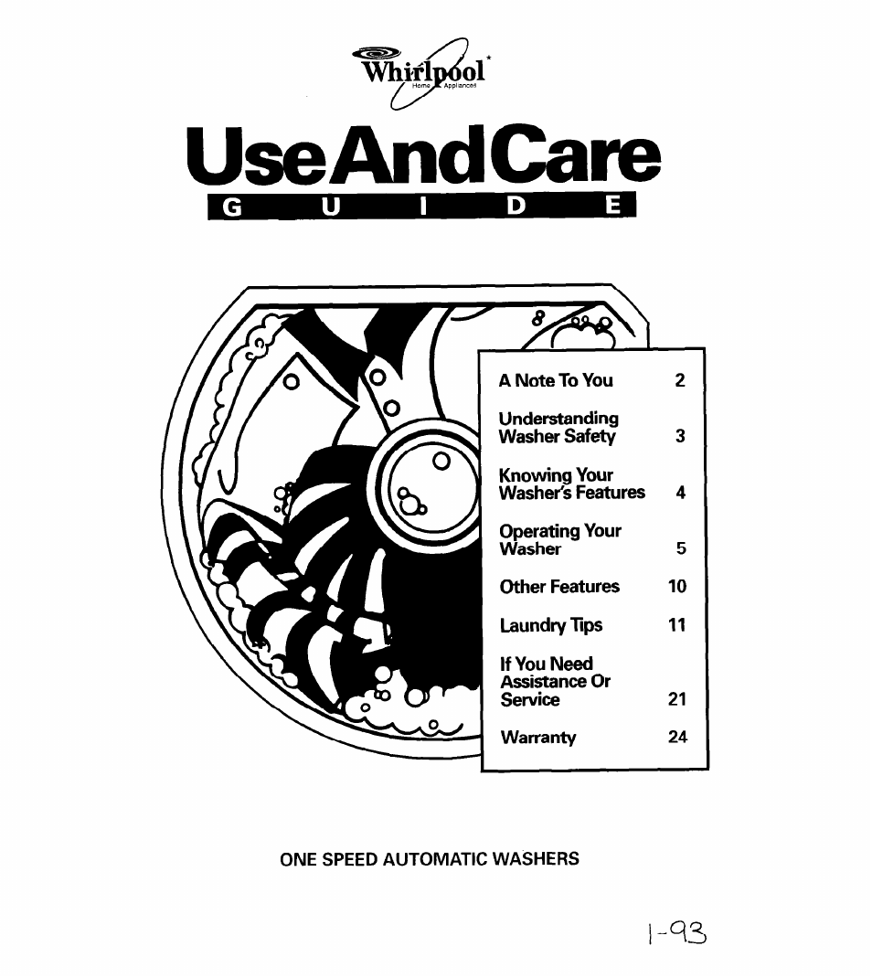 Whirlpool 3360462 User Manual | 24 pages