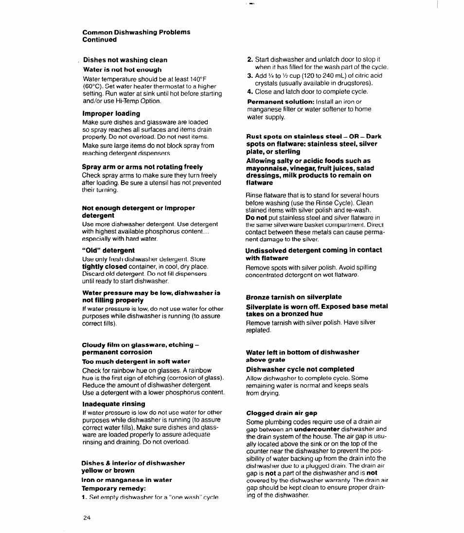 Whirlpool 9700 User Manual | Page 24 / 28