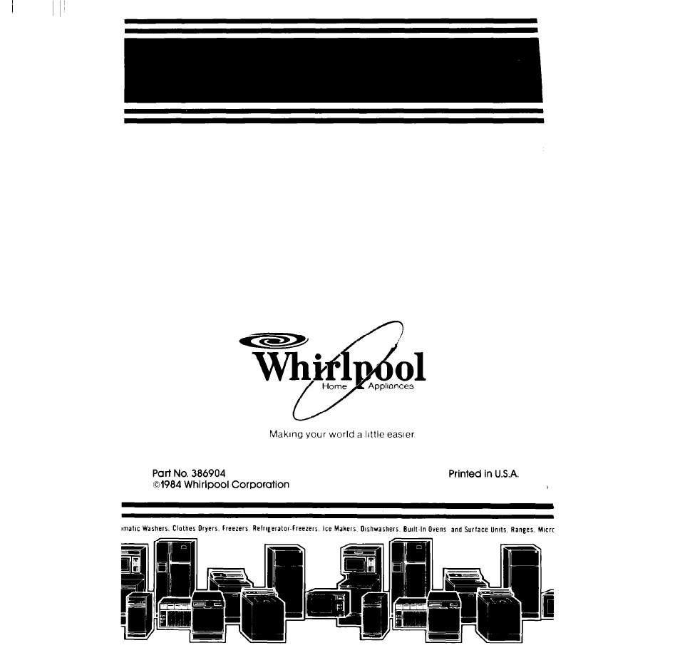 Whif | Whirlpool LA54OOXP User Manual | Page 12 / 12