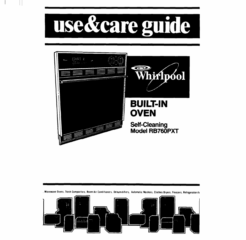 Whirlpool RB760PXT User Manual | 24 pages