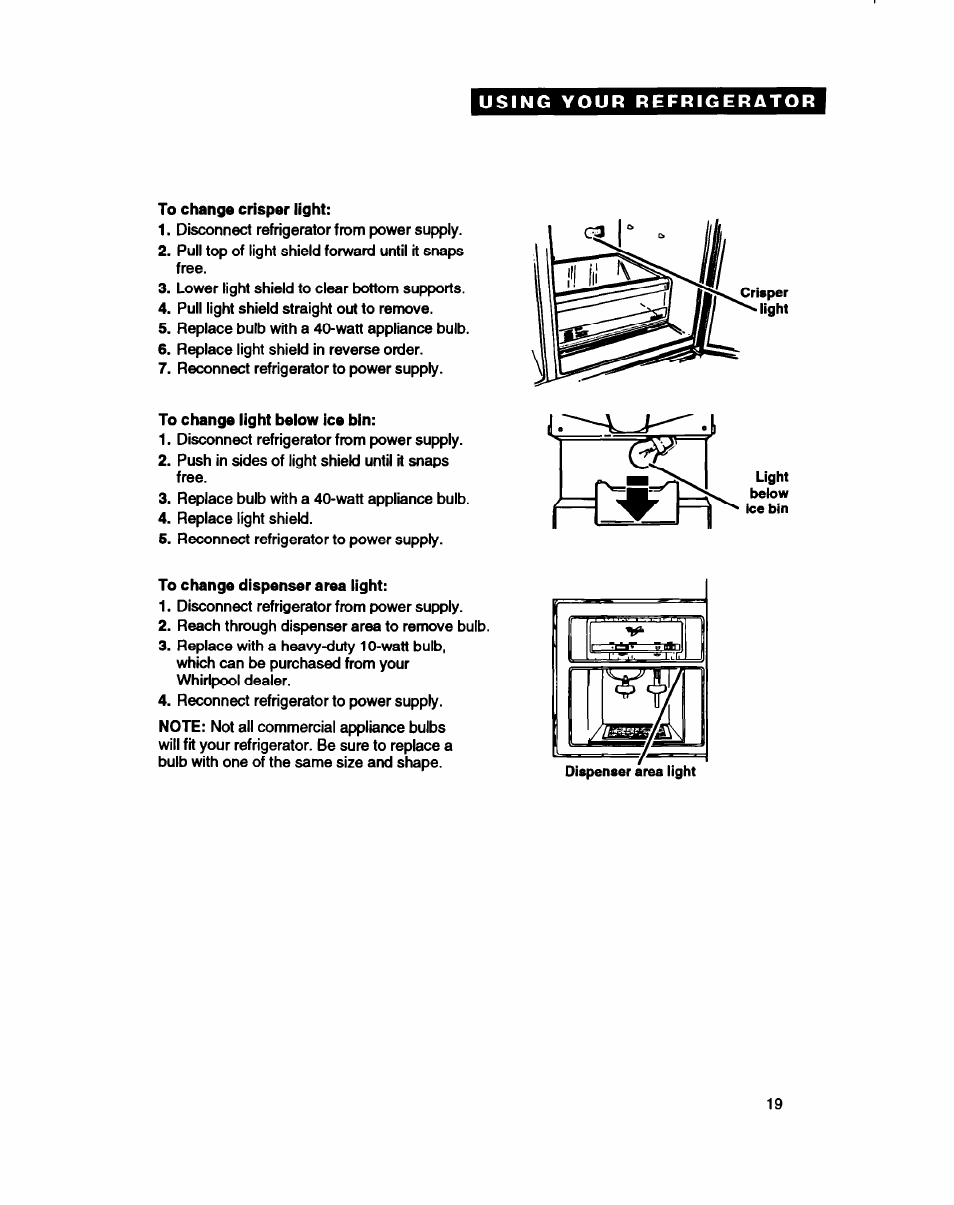 Whirlpool ED22DC User Manual | Page 19 / 28