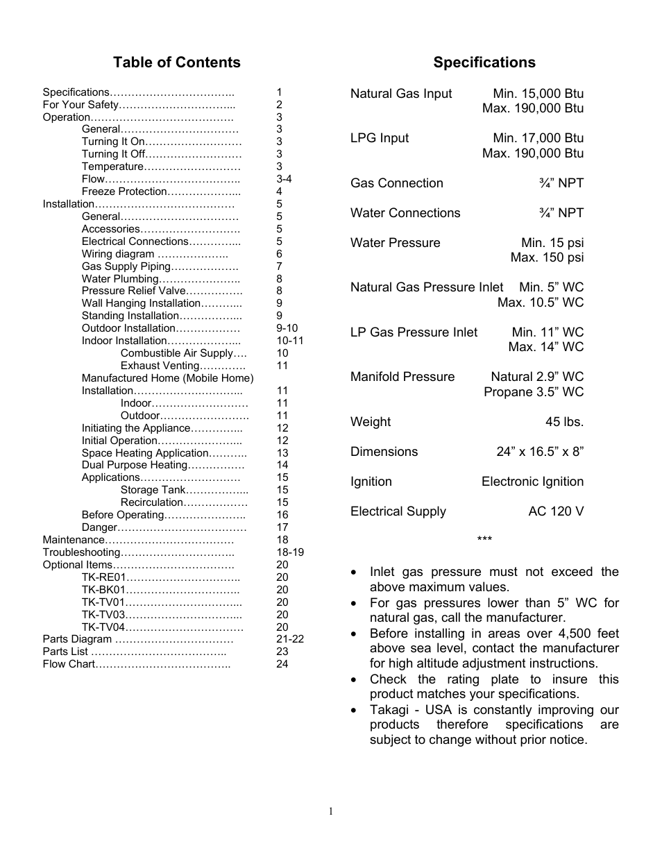 Whirlpool T-K1S User Manual | Page 2 / 26