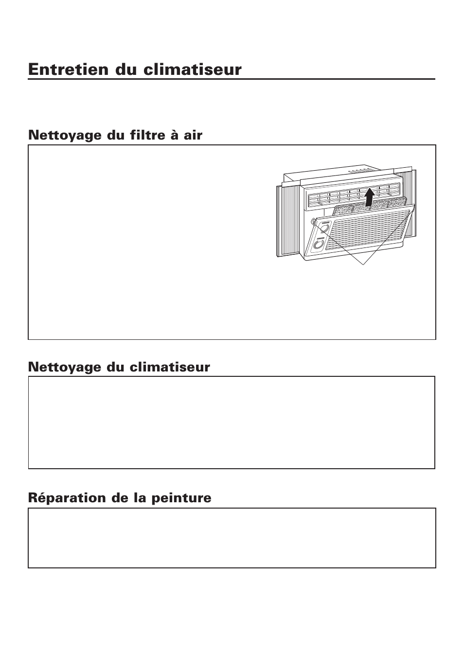 Entretien du climatiseur | Whirlpool 4380701 User Manual | Page 17 / 36