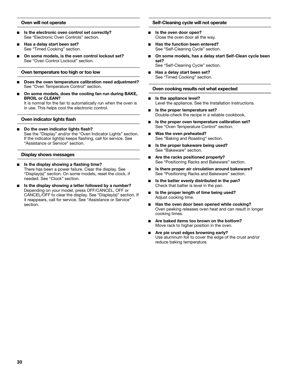 Whirlpool GR563LXSB0 User Manual | Page 30 / 32