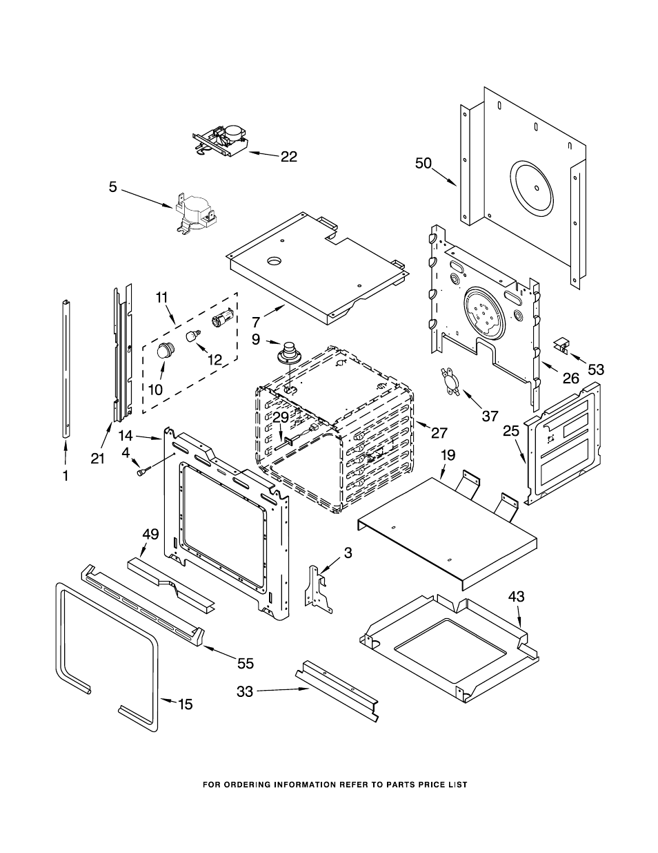 Oven, Oven parts | Whirlpool RS696PXGB14 User Manual | Page 3 / 9