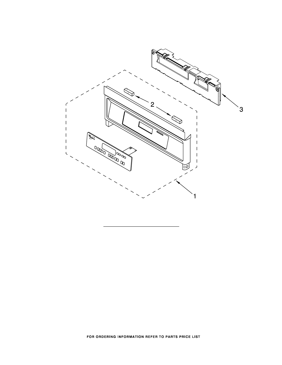 Control panel, Control panel parts | Whirlpool RS696PXGB14 User Manual | Page 5 / 9