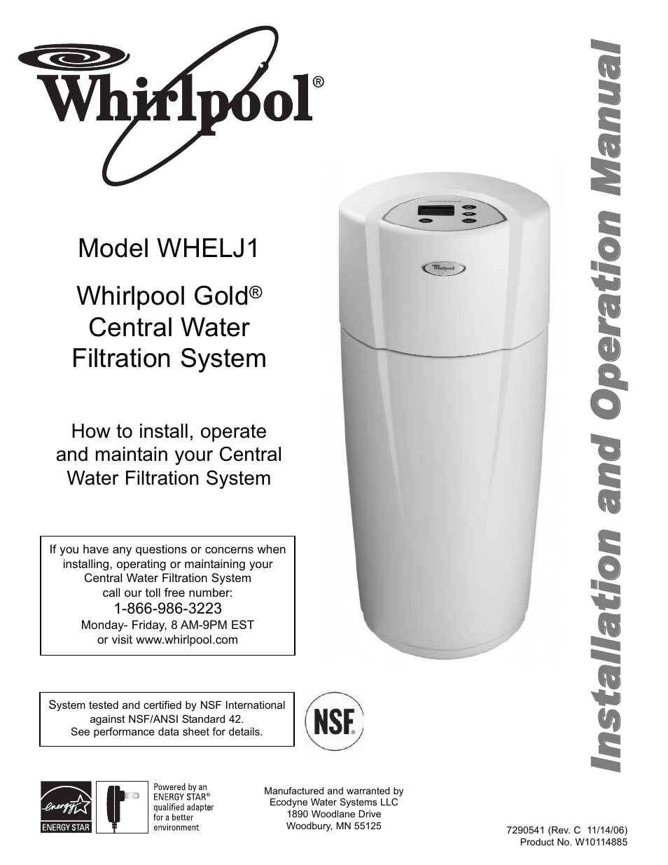 Whirlpool WHELJ1 User Manual | 27 pages