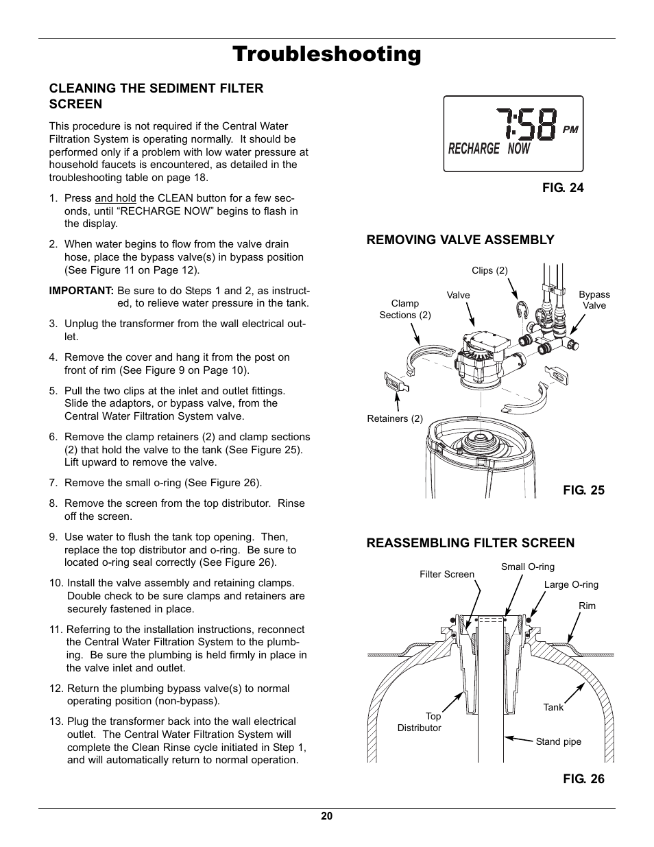 Troubleshooting | Whirlpool WHELJ1 User Manual | Page 20 / 27