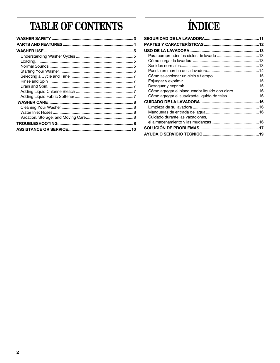 Whirlpool 8539781 User Manual | Page 2 / 20