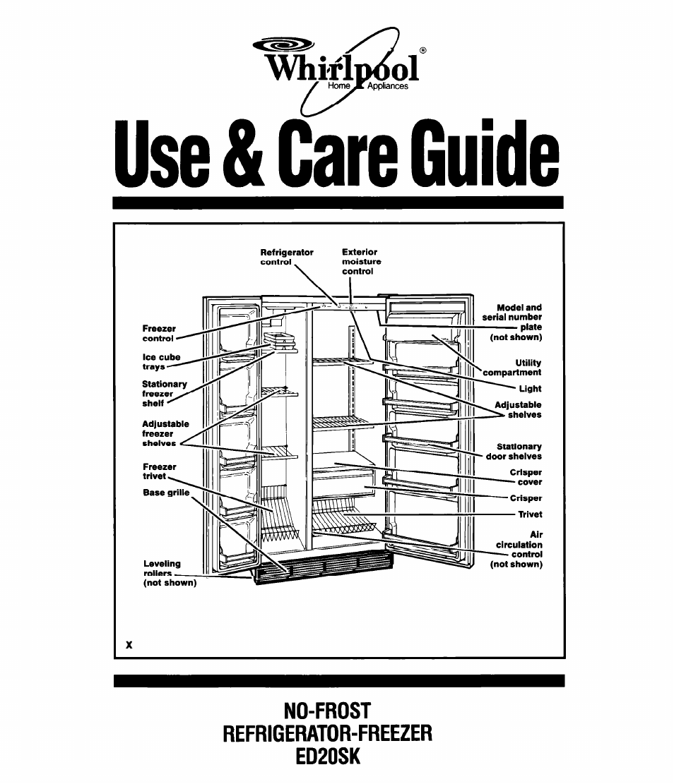 Whirlpool ED20SK User Manual | 16 pages