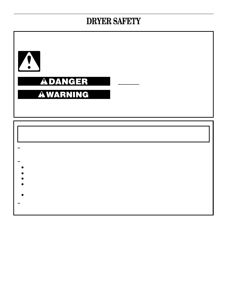 Safety, Dryer safety | Whirlpool 8314840B User Manual | Page 3 / 15