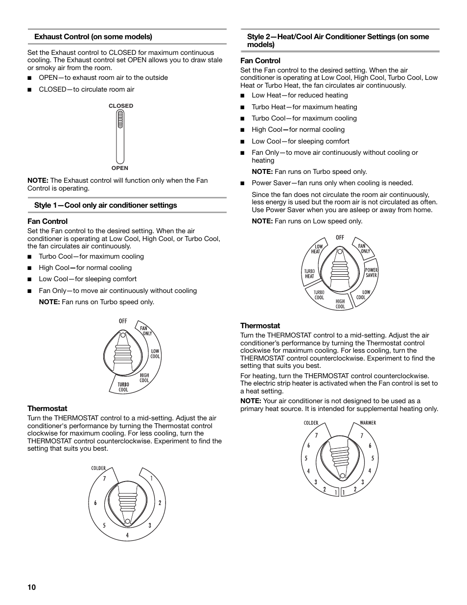 Whirlpool ACE082XR0 User Manual | Page 10 / 28