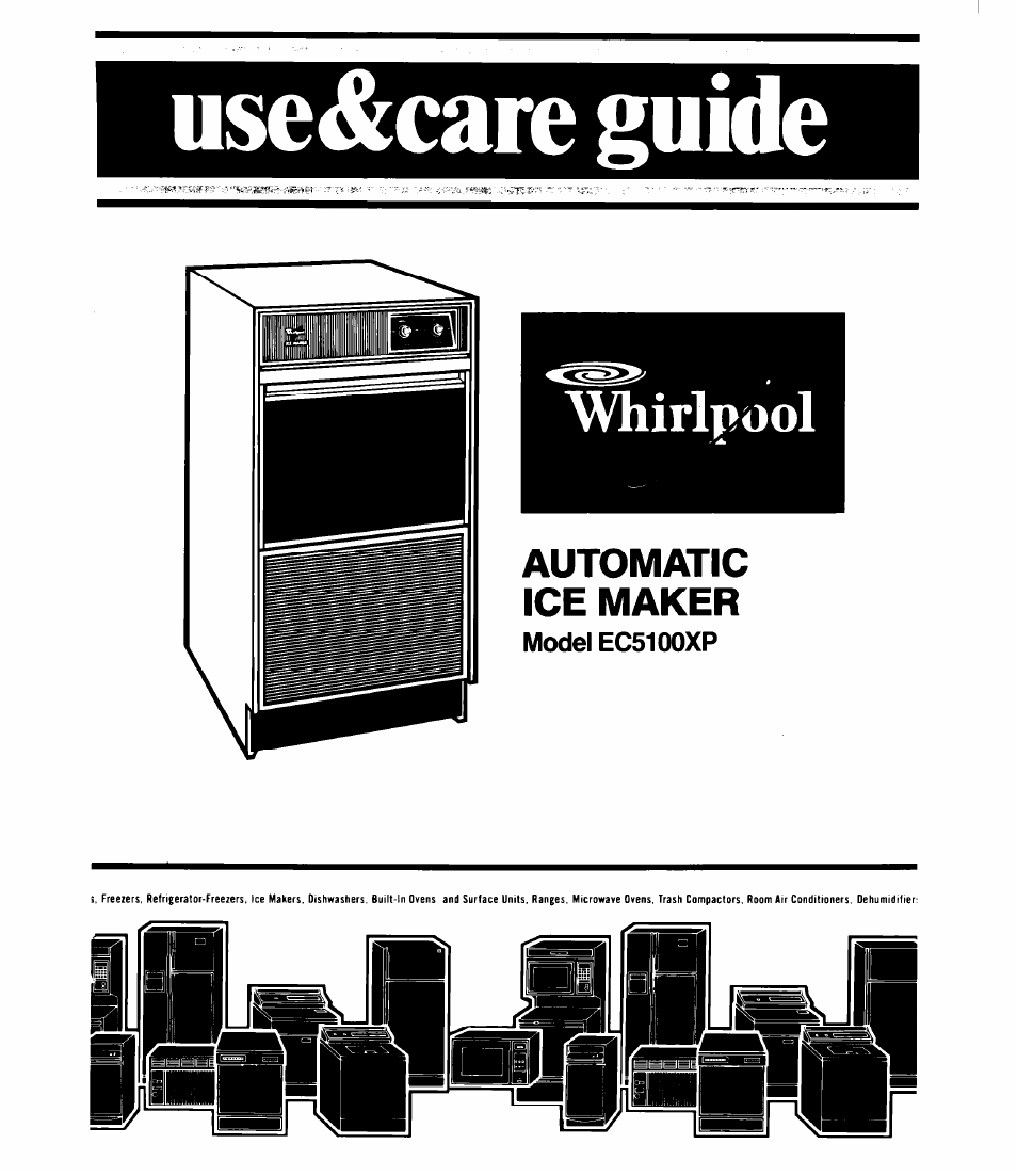 Whirlpool EC5100XP User Manual | 12 pages