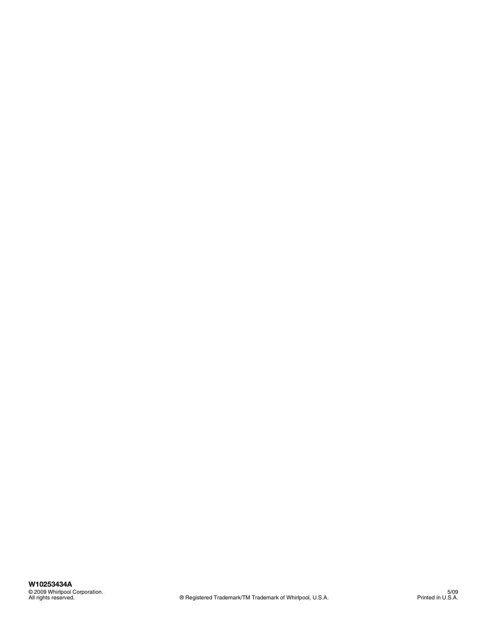 Whirlpool GGE350LWS User Manual | Page 24 / 24