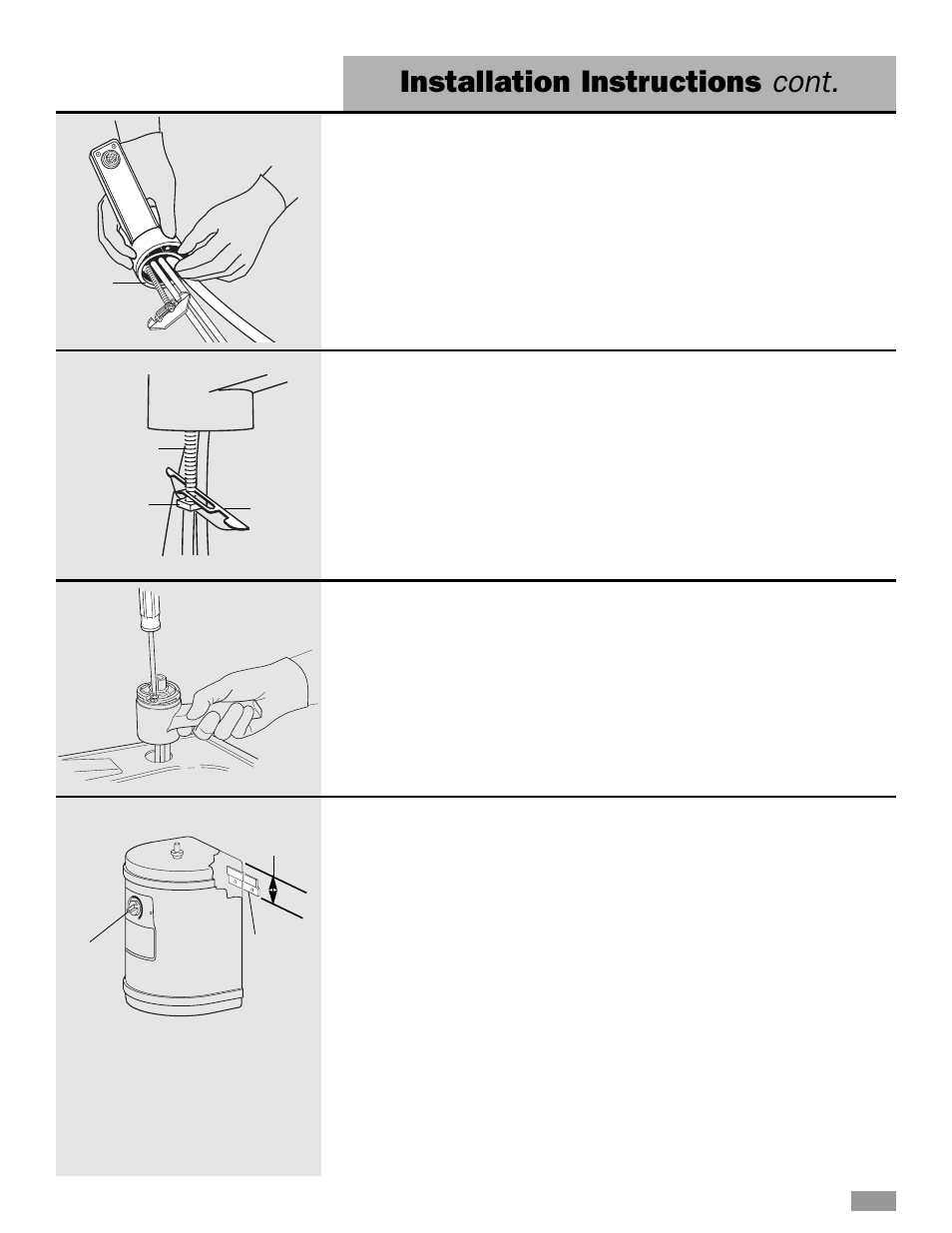 Installation instructions cont | Whirlpool HD1000XSC7 User Manual | Page 7 / 16