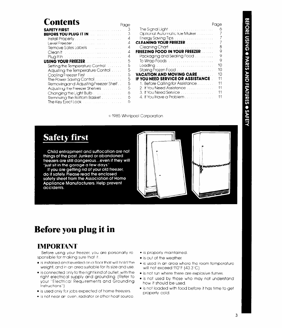 Whirlpool EV15HK User Manual | Page 3 / 12