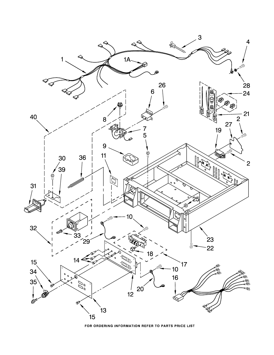 Control panel and separator, Control panel and separator parts | Whirlpool CSP2760TQ0 User Manual | Page 4 / 10