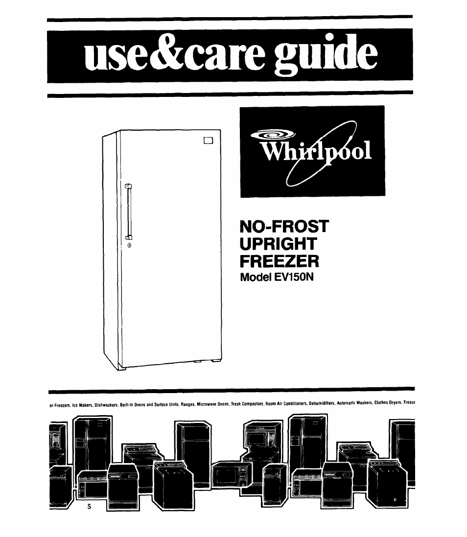 Whirlpool EV150N User Manual | 12 pages