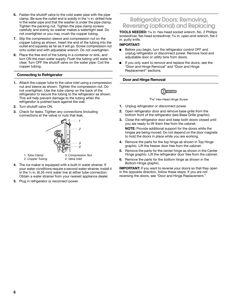 Whirlpool 2225405 User Manual | Page 6 / 20