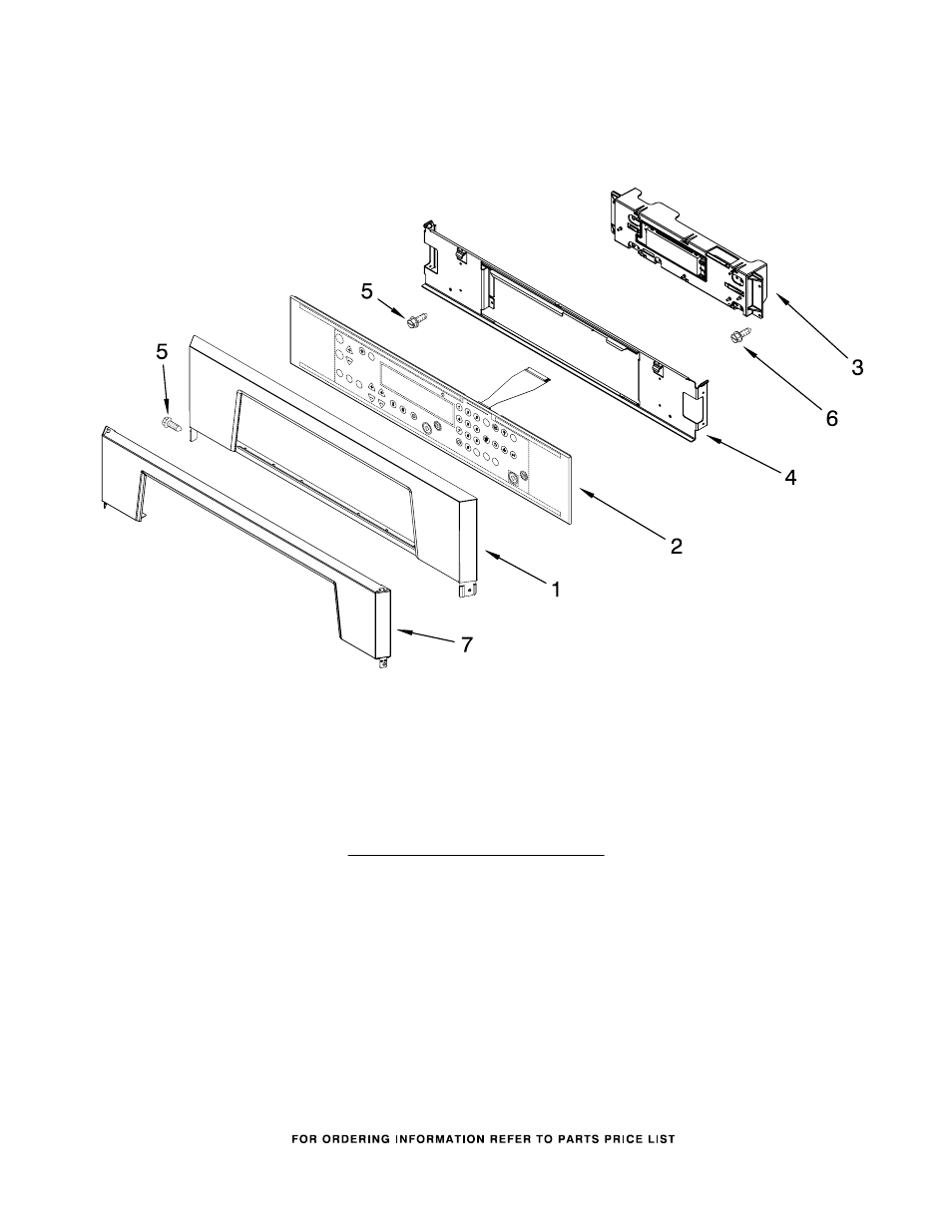 Control panel, Control panel parts | Whirlpool GBS277PRS02 User Manual | Page 3 / 7