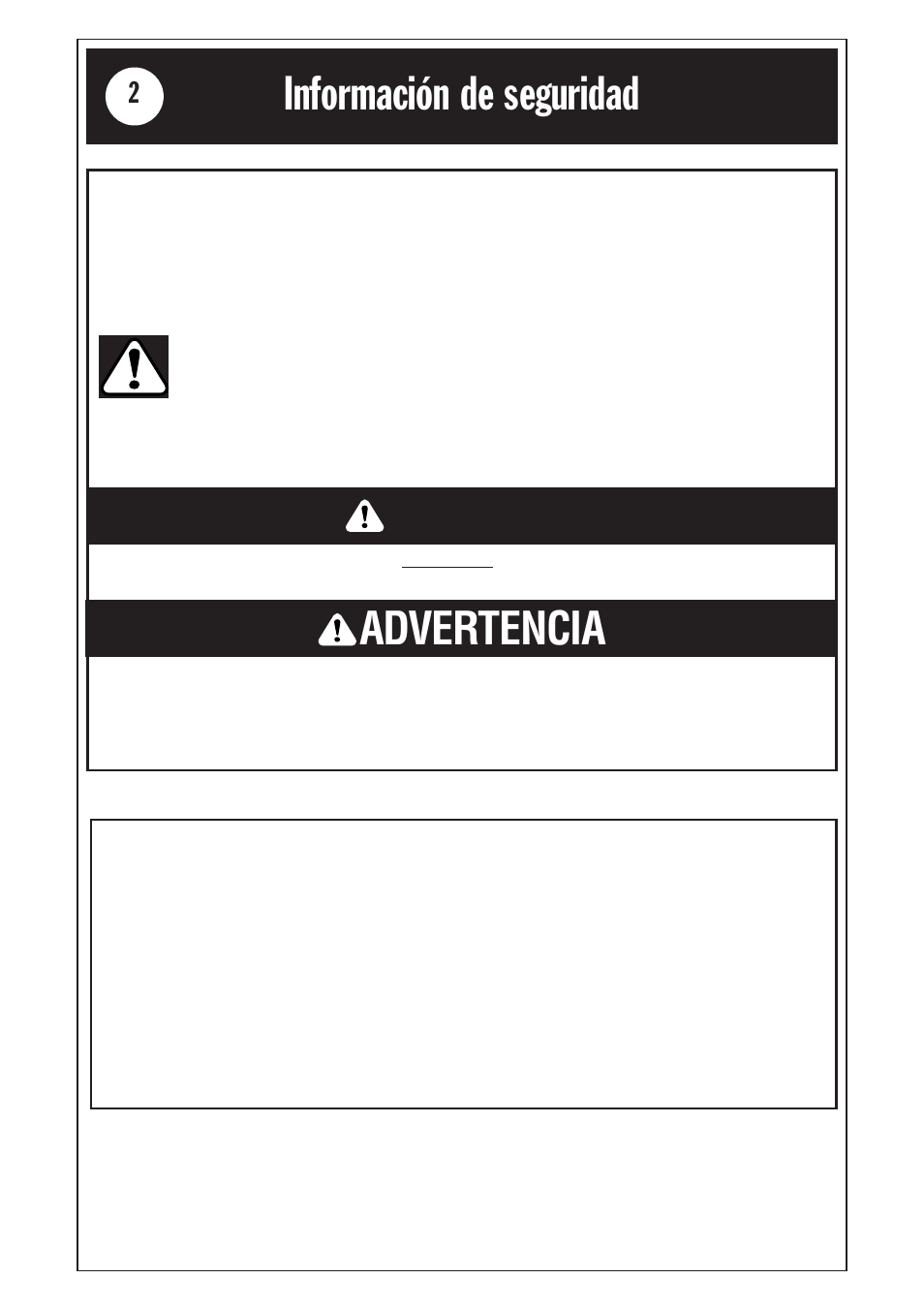 Información de seguridad, Advertencia peligro | Whirlpool 1185020 User Manual | Page 14 / 24