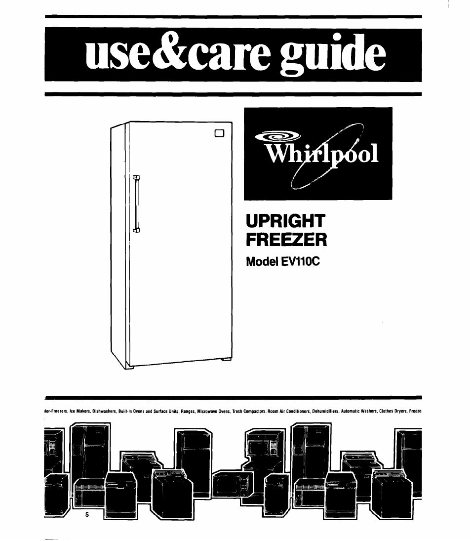 Whirlpool EVllOC User Manual | 12 pages