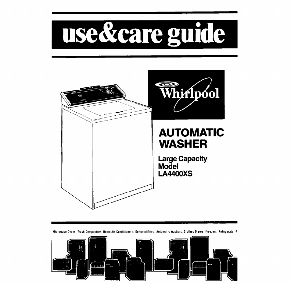 Whirlpool LA4400XS User Manual | 12 pages