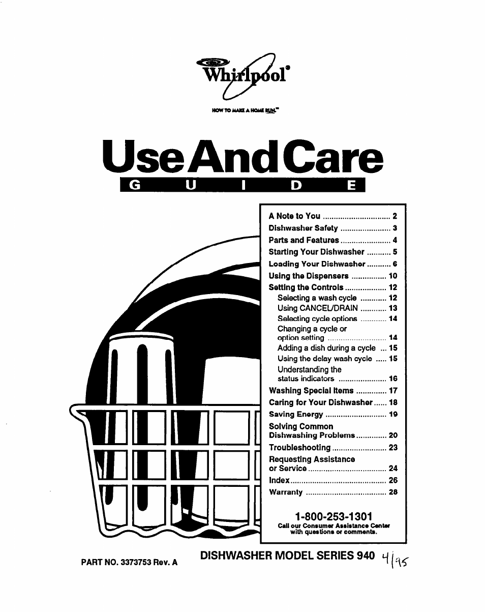 Whirlpool 940 User Manual | 27 pages