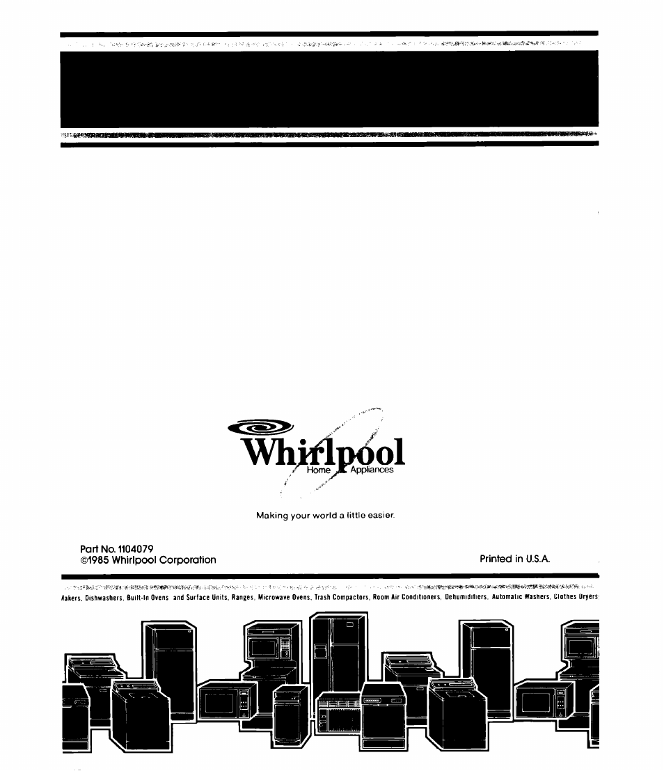 Whirlpool EV110E User Manual | Page 12 / 12