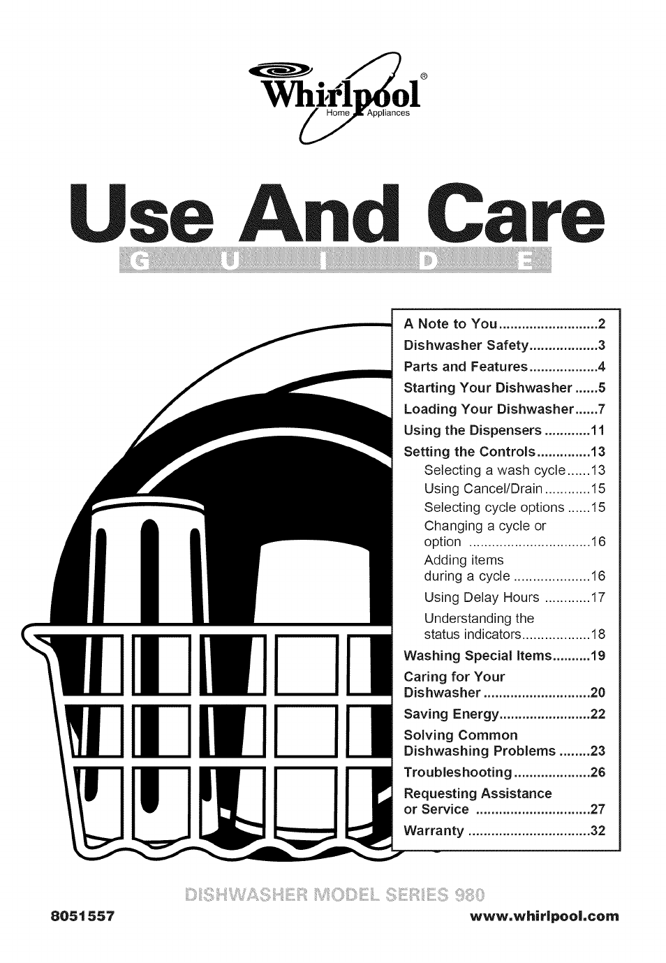 Whirlpool 980 User Manual | 30 pages