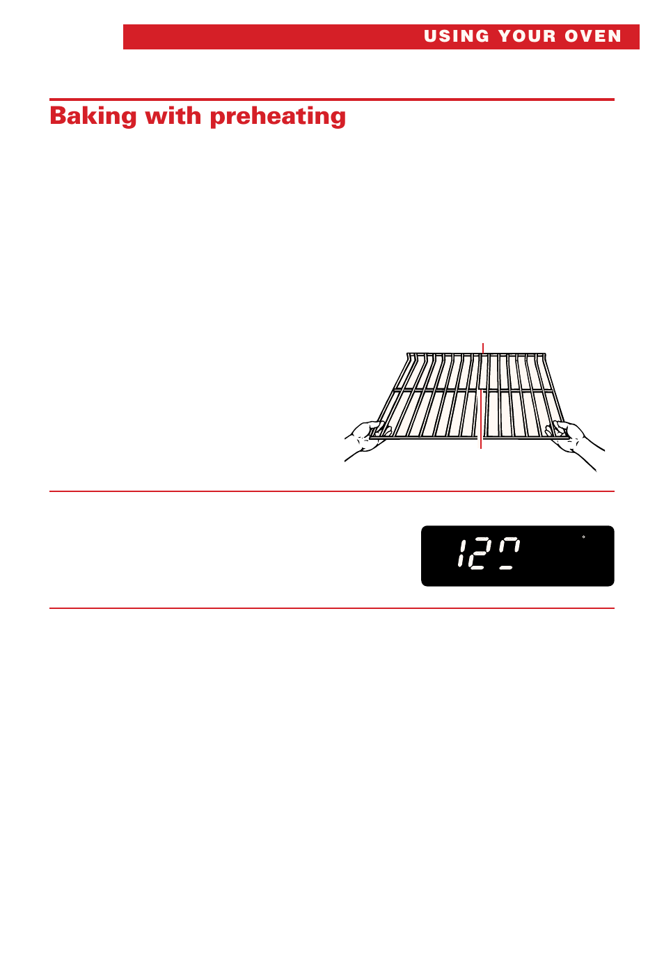 Baking with preheating | Whirlpool SB160PEE User Manual | Page 13 / 40