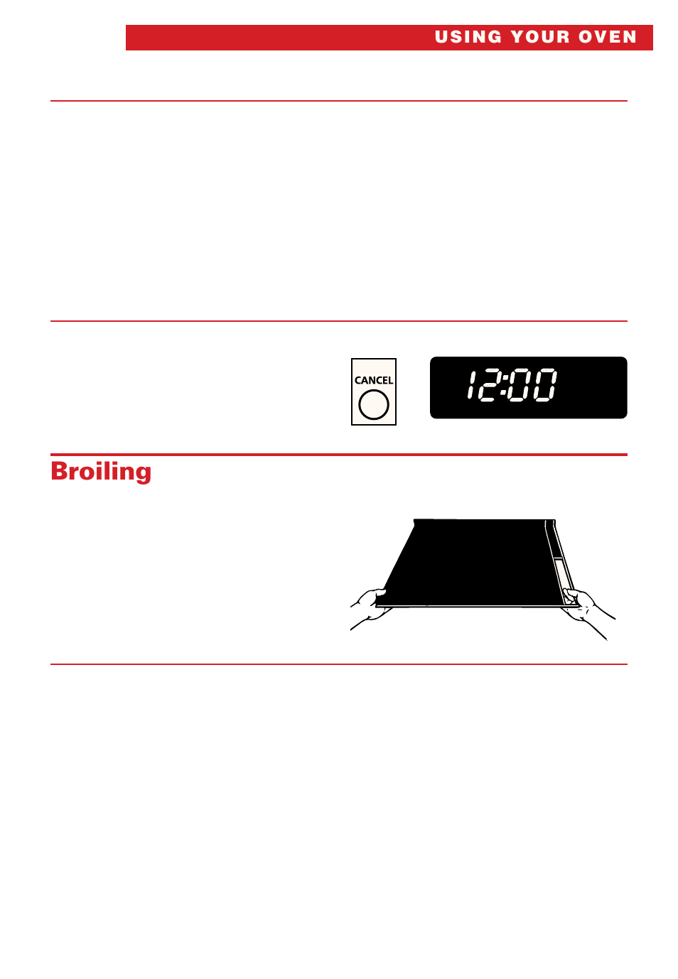 Broiling | Whirlpool SB160PEE User Manual | Page 17 / 40
