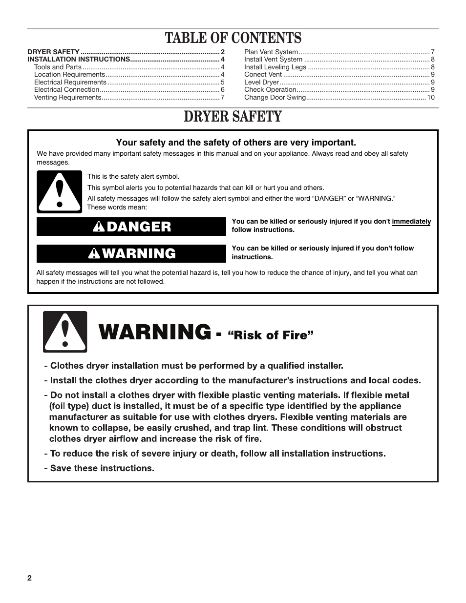 Whirlpool 3397627C User Manual | Page 2 / 12
