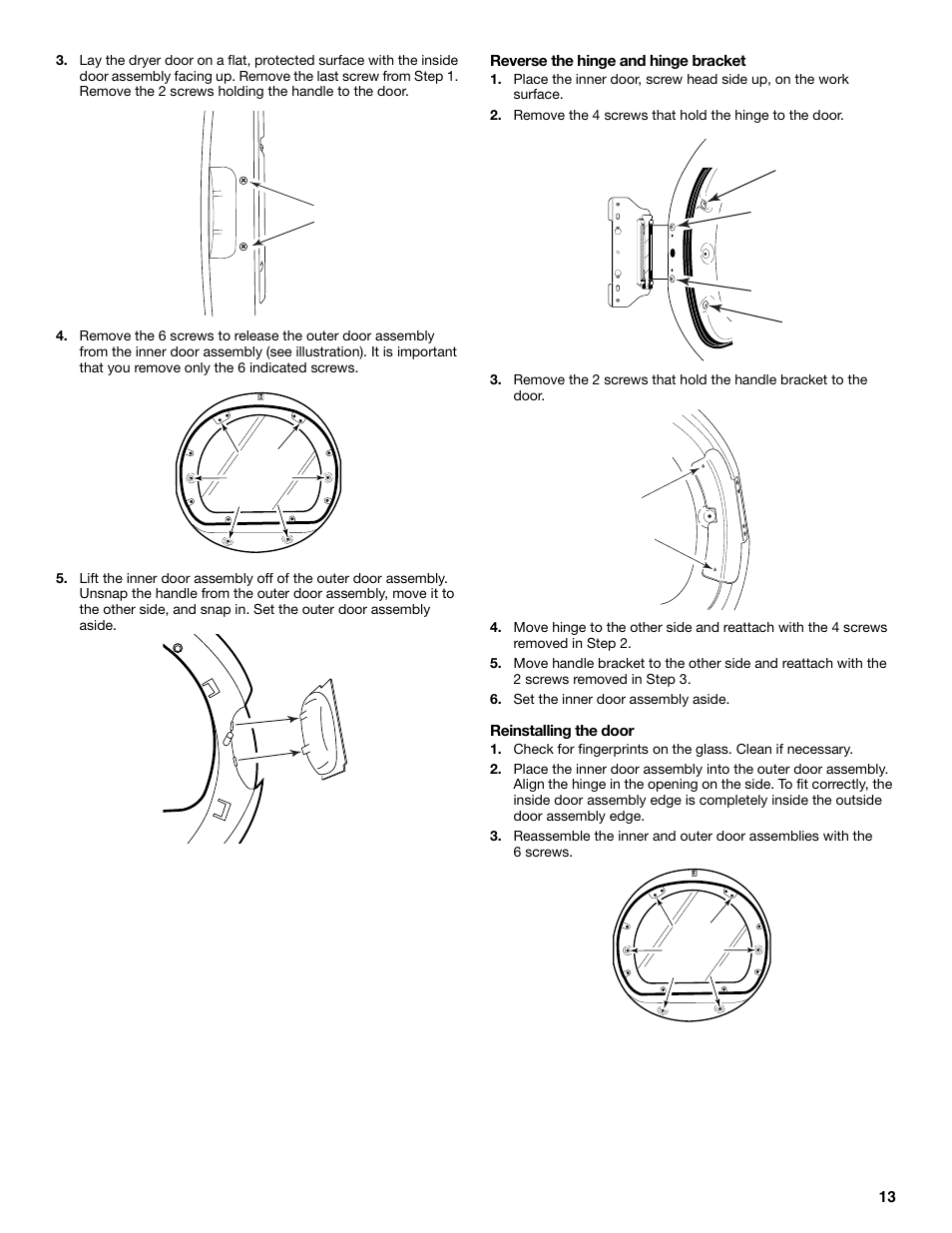 Whirlpool FRONT-LOADING GAS DRYER User Manual | Page 13 / 72