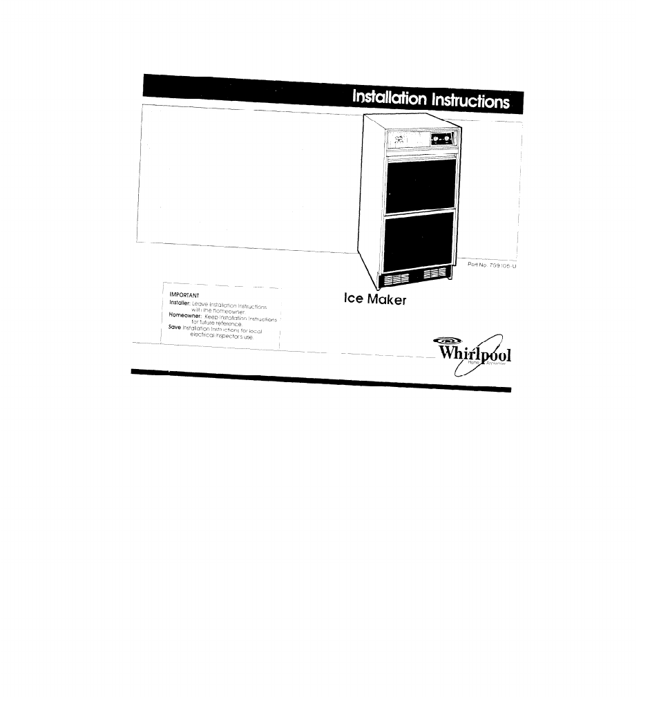 Whirlpool 759105-U User Manual | 5 pages