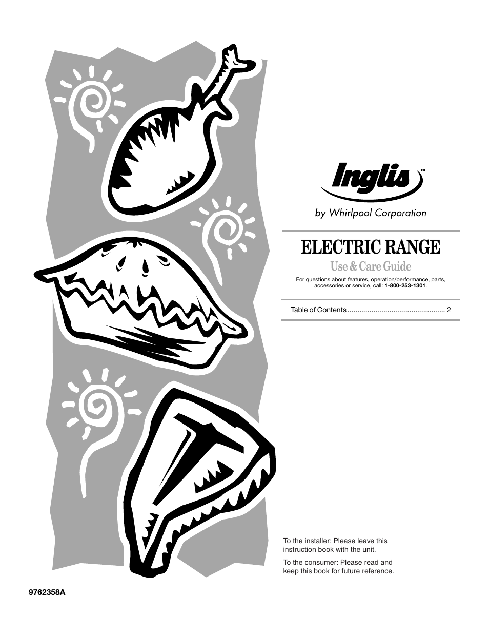 Whirlpool 9762358A User Manual | 20 pages