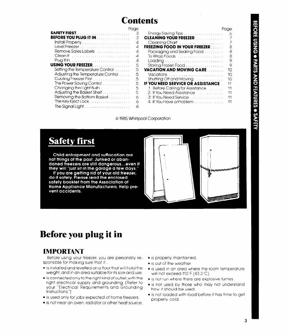 Whirlpool EV190F User Manual | Page 3 / 12