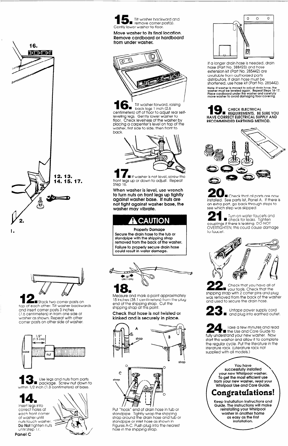 4 cl check electrical, You have, 4 cl | Acaution | Whirlpool 3358969 User Manual | Page 4 / 5