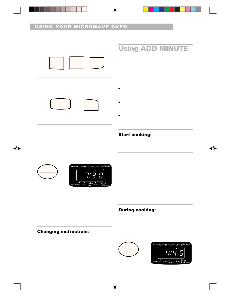 Using add minute | Whirlpool CMT061SG User Manual | Page 16 / 28